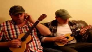 Duelling Banjos - ukulele's   with Ukulele Fan Stroke finish chords