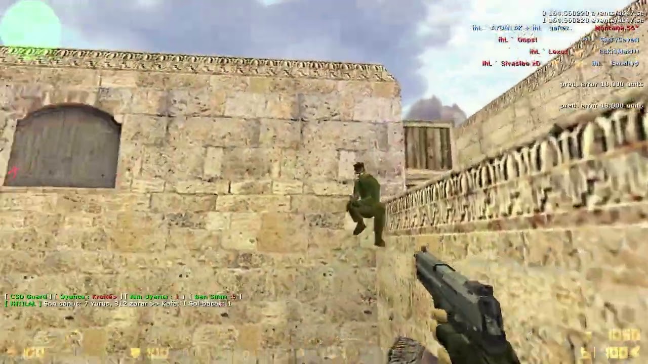 Counter Strike 1.6 ihL Gaming Headsholder Aydn AKBULUT KİLLED BARBAROS