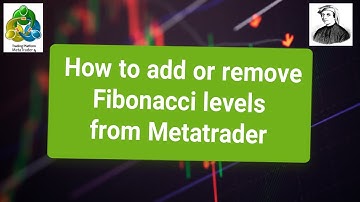 How to add or remove Fibonacci levels from Metatrader 4?