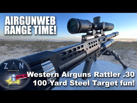 Western Airguns Rattler .30 Semi-Auto Big Bore Airgun - ZAN Pellets out to 100 Yards