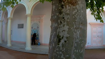 European Roads - World famous water in Evian, France, Source Cachat 4K