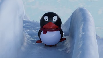 Penguin Animation Blender 2.81a
