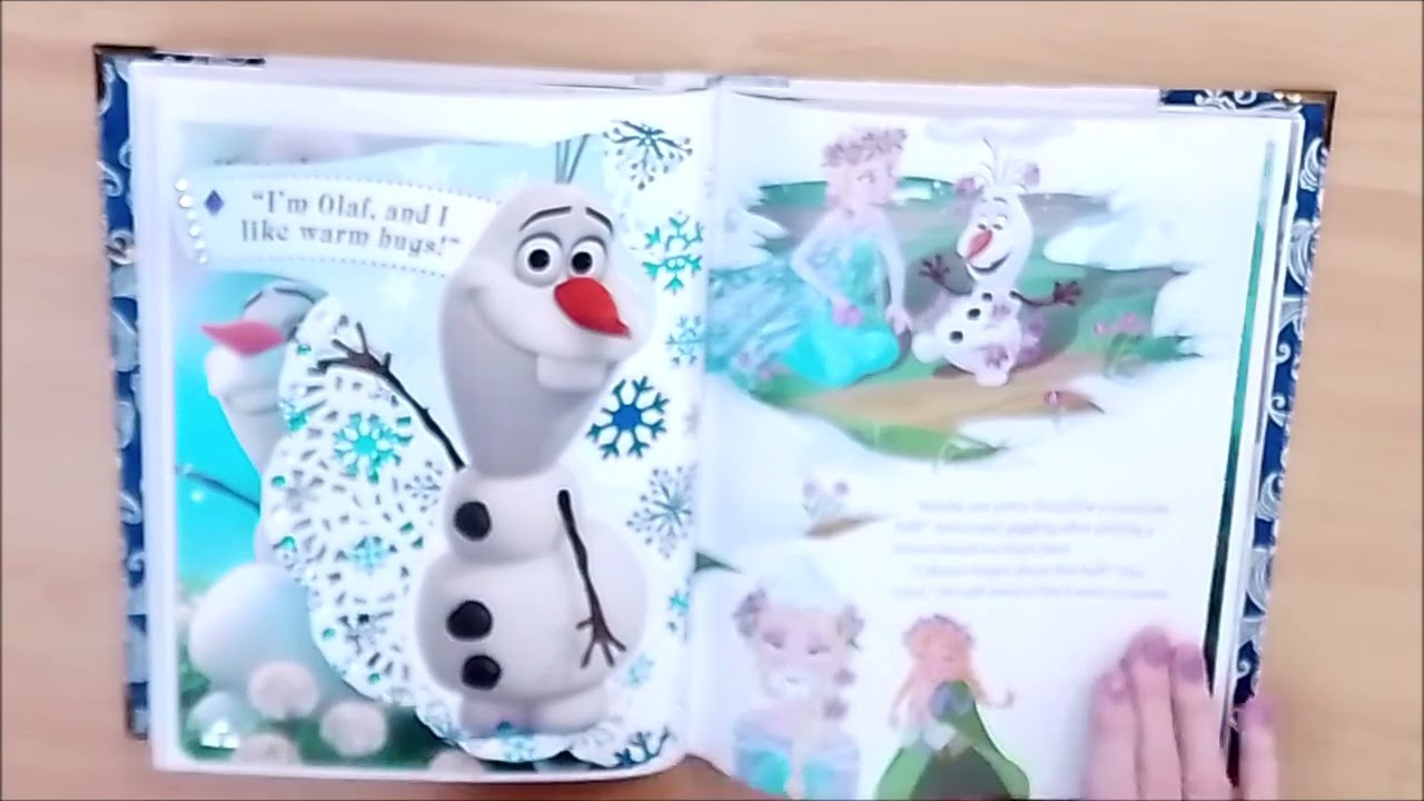 Little Golden Book ~❄FROZEN ~ Journal  FLIP THROUGH   ☆My PLAYLIST Steps Taken in Making the Journal