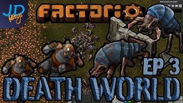 FACTORIO 0.17 DEATHWORLD with P0ober EP3 | Automating Defences