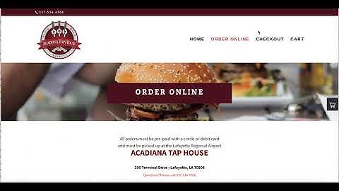 Smart Online Order - changing text above the Online Order Page