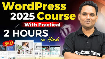 WordPress Full Course for Beginners (2025) | How to Create a Website for Free (Beginner to Pro)