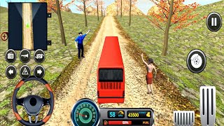 Emergency Passengers Transporter Bus Driving Simulator - Uphill Offroad Bus Driving screenshot 4