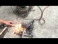 Make an iron brush for welder. Bàn chải sắt