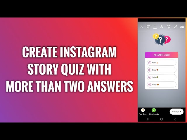 How To Create A Quiz On Instagram Stories