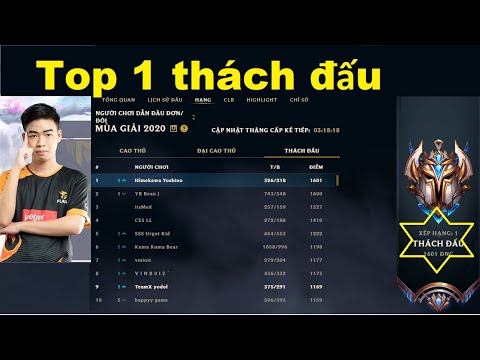 Video Top 1 Thách Đấu Việt Nam - FL Yoshino/Game Là Dễ - youtube