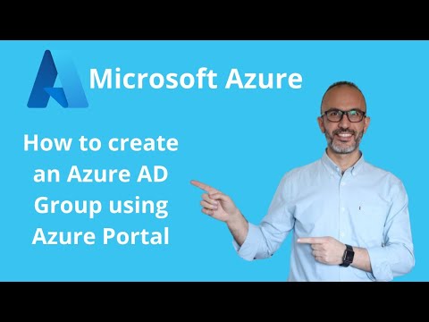 How to create an Azure AD Group using Azure Portal