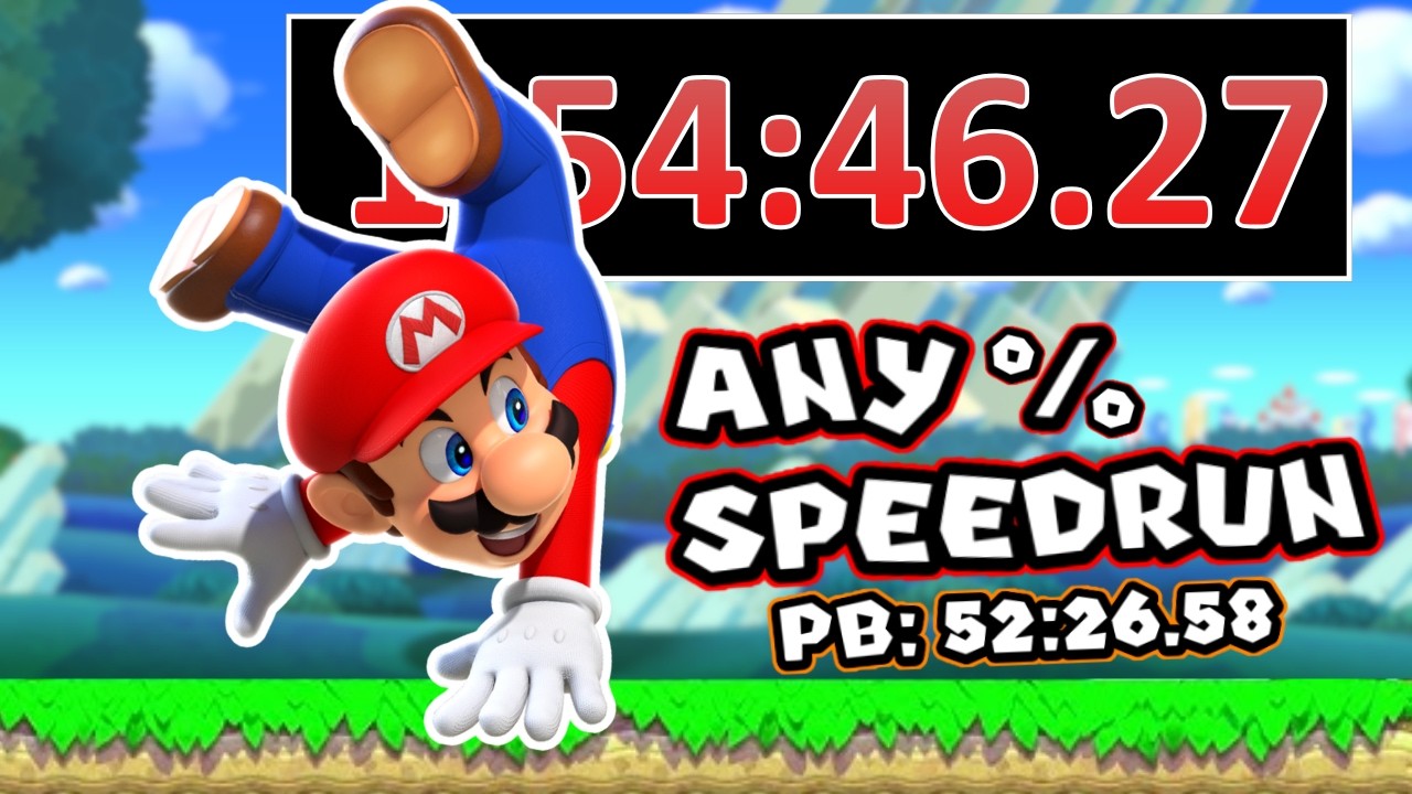 🔴How Fast Can I BEAT New Super Mario Bros U? #shorts