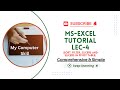 Lecture- 4 Sort Filter Slicers And Slicrs In Pivot Table | MS EXCEL lecture series