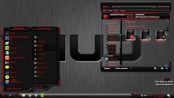 Windows 10 theme HUD Red Machine
