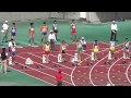 ⑬【3年女子100m 決勝】福岡県中学校陸上選手権大会 2015.6.21