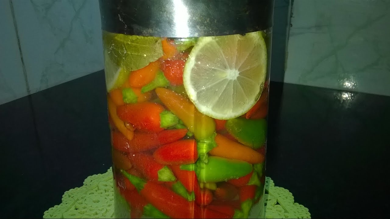 طريقة ترقاد الفلفل الحار  او الفلفل الحريف