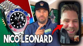 😮‍💨We Took Nico Leonards Personal Rolex Pepsi! FaceTime Reaction