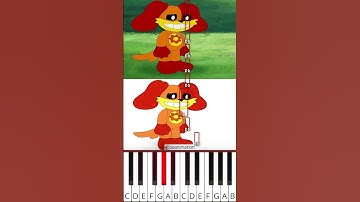 Childhood Friends: DogDay and CatNap (@tieanimation) Poppy Playtime 3 - Octave Piano Tutorial