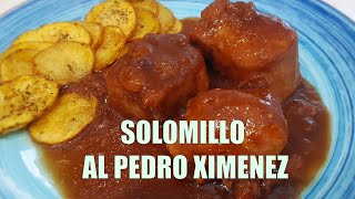 SOLOMILLO DE CERDO AL PEDRO XIMENEZ 🍷 [quedaran sin palabras con esta salsa de vino dulce]