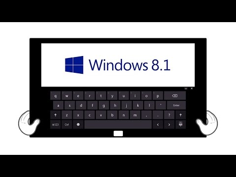 Windows 8.1 - Сенсорная клавиатура и скользящий ввод