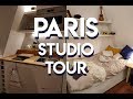 PARIS STUDIO APARTMENT TOUR (CHAMBRE DE BONNE-9m2)