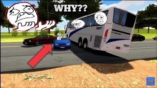 World Bus Driving Simulator - CRAZY Driver & Road Accidents|Funny Moments #3 screenshot 4