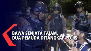 Bawa Senjata Tajam, Dua Pemuda Ditangkap Polisi