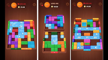 Wood Away Block Jam - Level 492 - Level 493 - Level 494