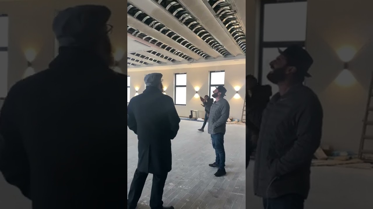 Yehuda Solomon shaking the heavens in the soon to be Shirat David Beit Knesset