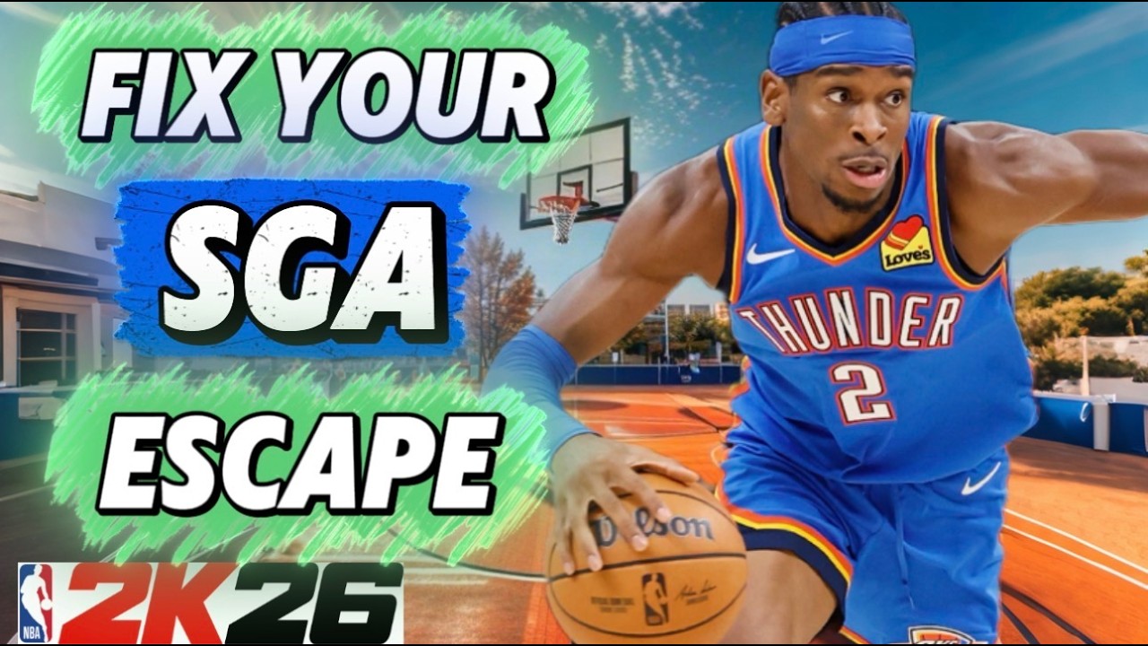 Как быстрее вести мяч с помощью приема SGA Escape в NBA 2K26