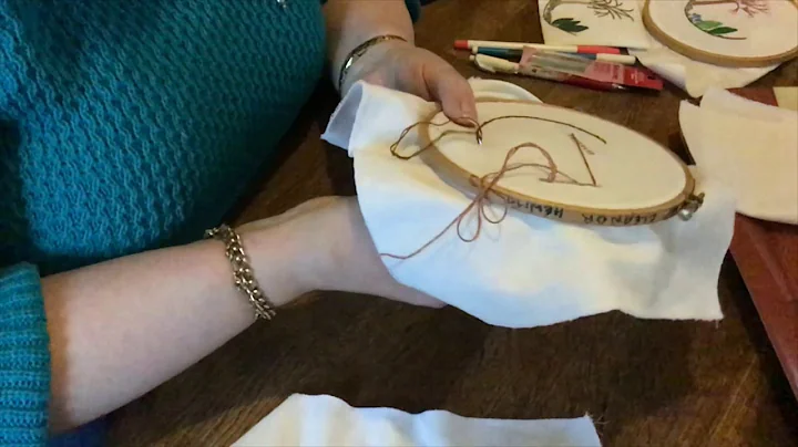 Embroidery Lesson 1: How to Stem a Stitch by Elean...