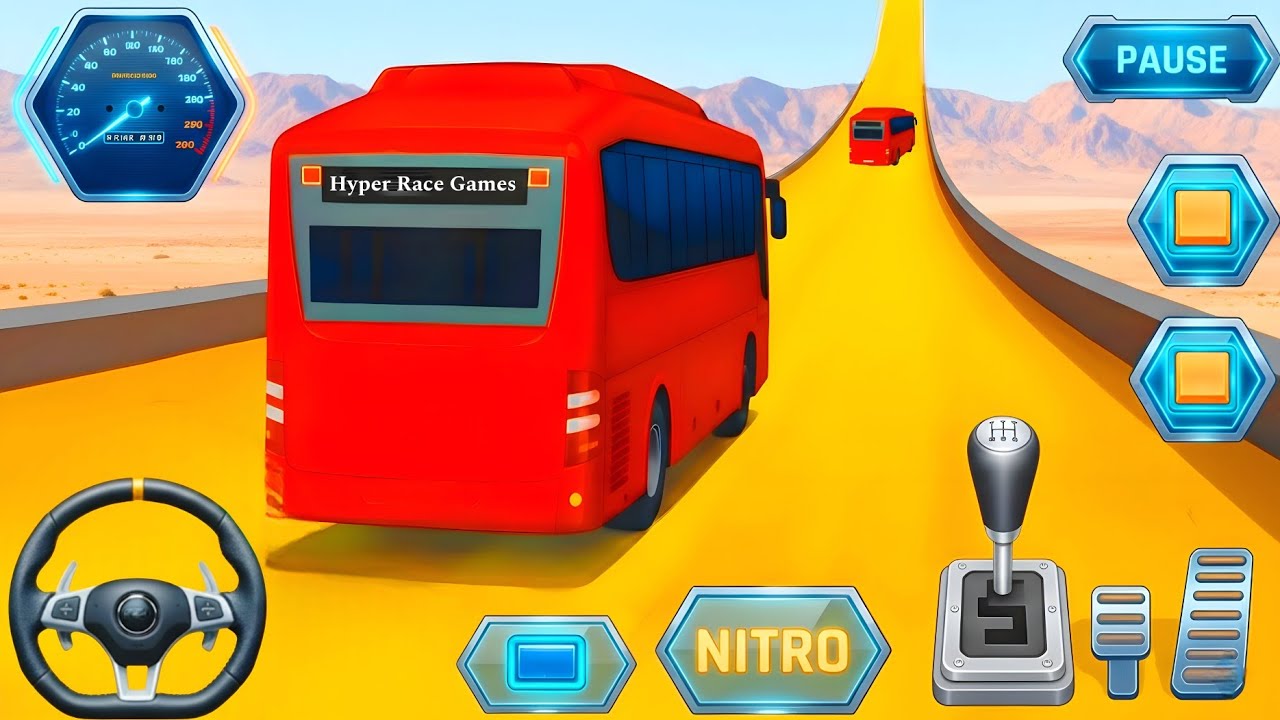 🔥🚌 Sky Ramp Bus Chaos - Impossible Jumps & Wild Stunt Driving 🎢⚡