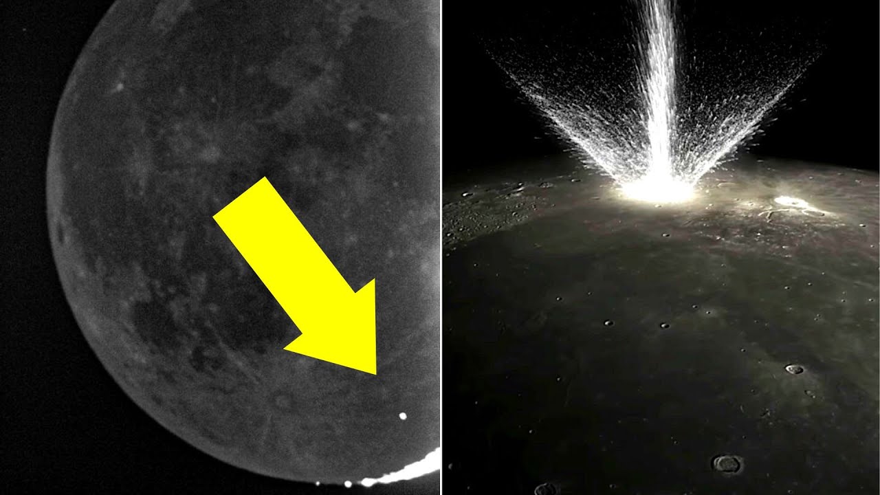 Watch Stunning Footage Captures Meteorite Impact on the Moon! YouTube