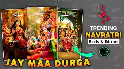 Navratri 2025 Video Editing | Trending Navratri Reels Editing | Jai Maa Durga Status Editing