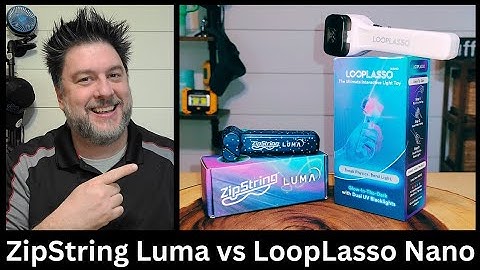 LoopLasso Nano vs ZipString Luma. Battle of string shooter toys