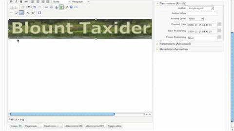 How to add an article to Joomla! 1.5