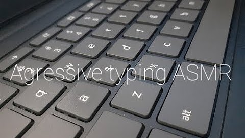 Aggressive Typing ASMR