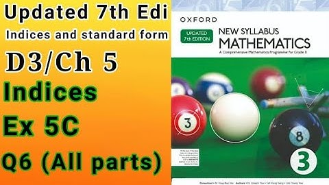 D3 math|Ch 5|Ex 5C|Q6_All_Parts|New Updated 7th Edition|New Oxford Mathematics 3|Sir Sajid Mehmood