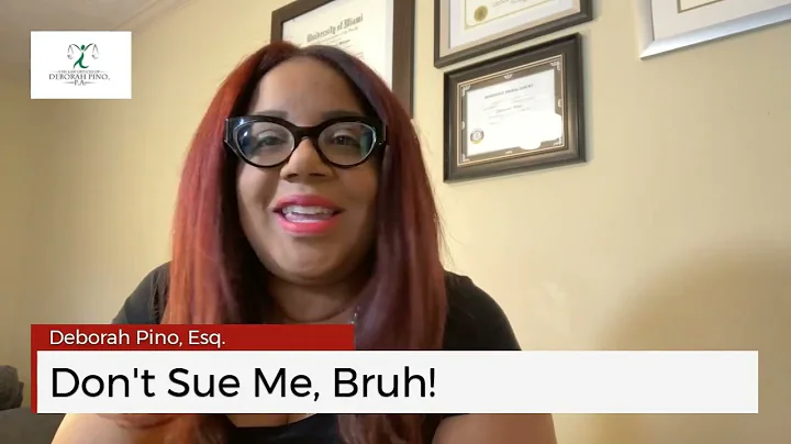 Don't Sue Me, Bruh!