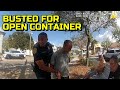 Busted for Open Container - Clearwater, Florida - March 1, 2023