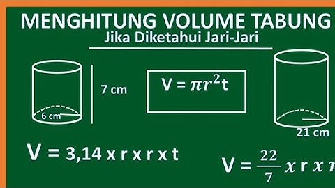 Rumus Menghitung Luas dan Volume Tabung Dengan Aplikasi Android All in One Calculator