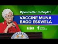 An Open Letter to DepEd from a Teacher | BALIK-ESKWELA | Opening of Classes | School Calendar 2020