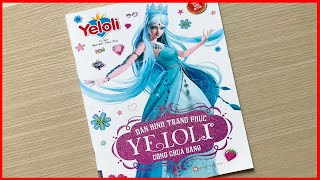 Dán hình trang phục Yeloli công chúa băng - Sticker dolly dressing (Chim Xinh)