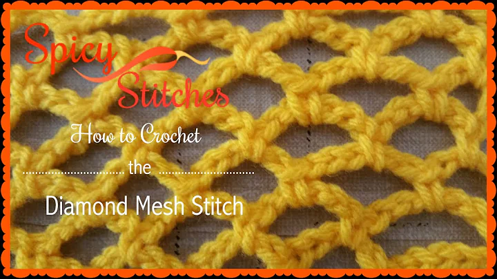 Master the Diamond Mesh Stitch with this Step-by-Step Guide!