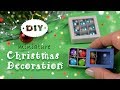 Miniature Christmas Decorations With Matchbox