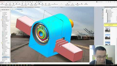 Design Rack and pinion steering system with SolidWorks