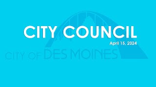 4-15-24 City Council