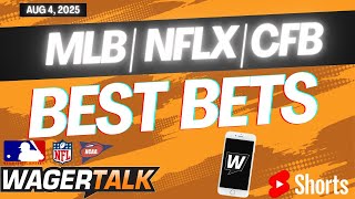 WagerTalk TV SHORTS LIVE | Free Sports Picks | Sports Betting Predictions & Tips | Monday 8/4/25