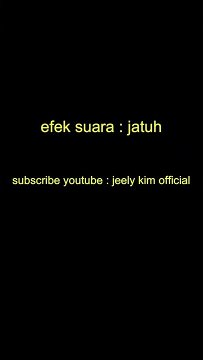 efek suara jatuh