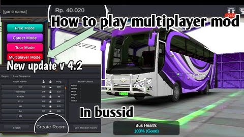 How to play multiplayer mod in bussid | Bus simulator Indonesia multiplayer mod in Bangla